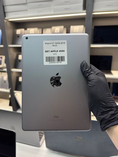 iPad 6Gen 9.7&rsquo;&rsquo;, 2018, 32GB, WI-FI, (A1893), АКБ 97% "Space Gray" 2000000106748 фото