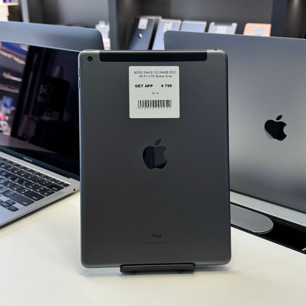 iPad 9Gen 10.2&rsquo;&rsquo;, 2021, 64GB, Wi-Fi+LTE, (A2603), АКБ 94% "Space Gray" 2000000090252 фото