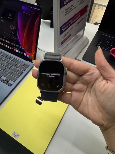 Apple Watch Ultra 2 Gen, 49mm&rsquo;&rsquo;, 2023, GPS+LTE" Natural Titanium Ceramic Case", АКБ 98% 2000000107141 фото