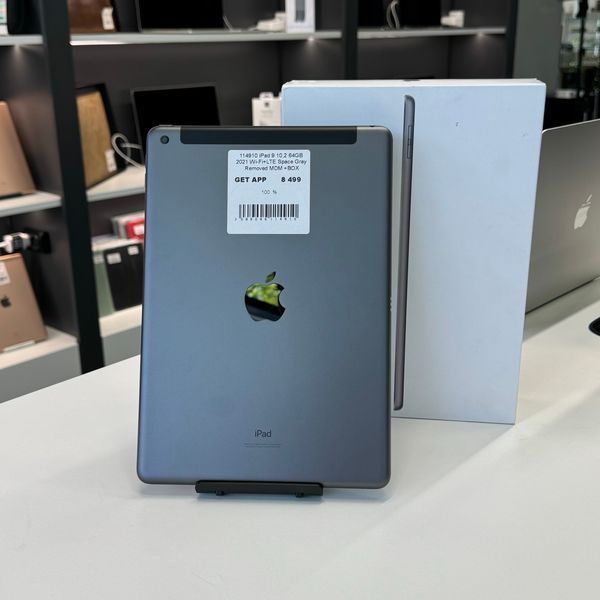 iPad 9Gen 10.2&rsquo;&rsquo;, 2021, 64GB, Wi-Fi+LTE, (A2603), АКБ 100% "Space Gray" Removed MDM + BOX 2000000114910 фото