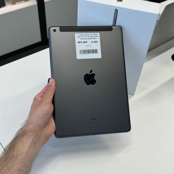 iPad 9Gen 10.2&rsquo;&rsquo;, 2021, 64GB, Wi-Fi+LTE, (A2603), АКБ 100% "Space Gray" Removed MDM + BOX 2000000114910 фото