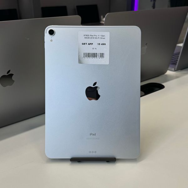 iPad Pro 1Gen 11&rsquo;&rsquo;, 2018, 64GB, Wi-Fi, (А1980), АКБ 93% "Silver" 2000000097800 фото