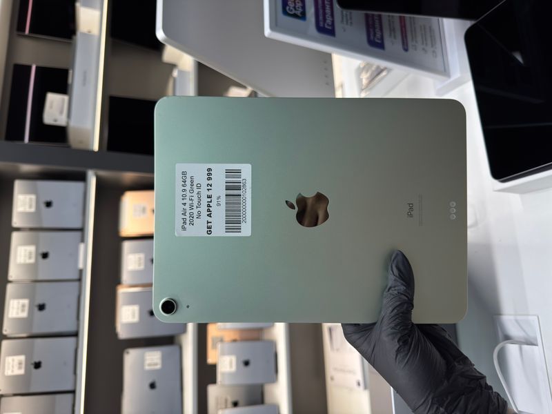iPad Air 4Gen 10,9", 2020, 64GB, WI-FI, (А2316), АКБ 91% "Green" No Touch-ID 2000000102863 фото