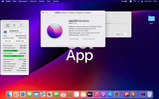 MacBook Pro 13'' 2016, i5 8 / 256GB (A1706), АКБ 91% - купить в