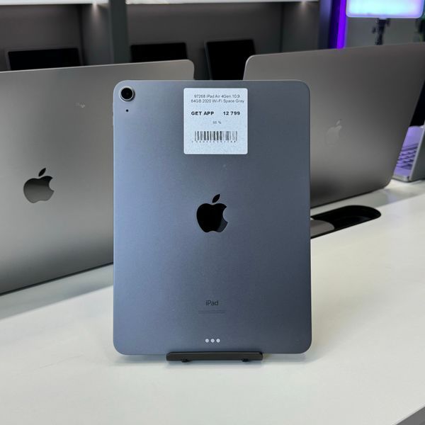 iPad Air 4Gen 10,9", 2020, 64GB, WI-FI, (А2316), АКБ 88% "Space Gray" 2000000097268 фото