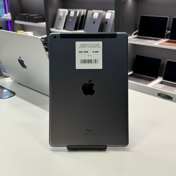 iPad 7Gen 10.2&rsquo;&rsquo;, 2019, 32GB, Wi-Fi+ LTE, (A2200), АКБ 93% "Space Gray"  2000000103846 фото