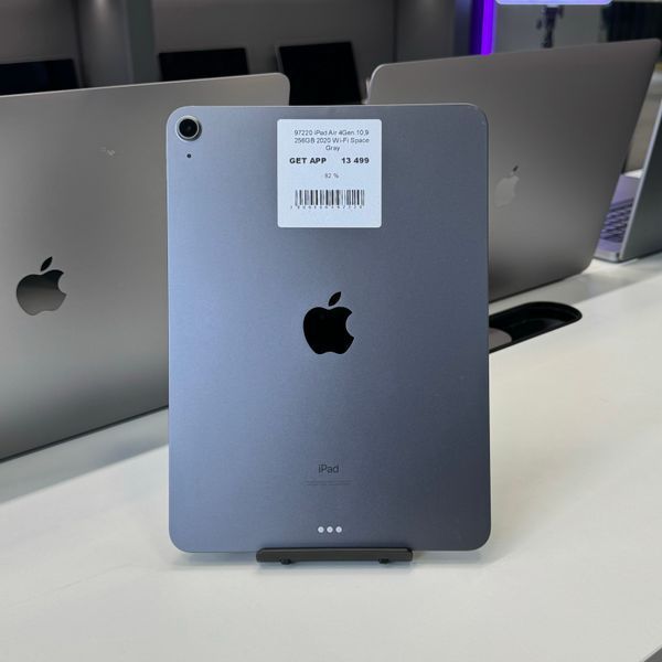iPad Air 4Gen 10,9", 2020, 256GB, WI-FI, (А2316), АКБ 82% "Space Gray" 2000000097220 фото