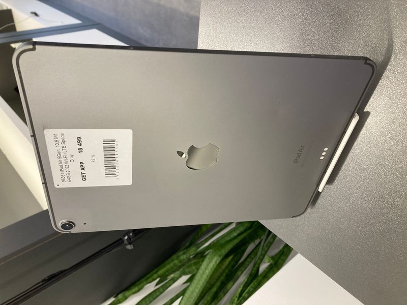 іPad Air 5Gen 10.9&rsquo;&rsquo;, 2022, М1, 64GB, Wi-Fi+LTE, (А2589), АКБ 82%, "Space Gray"  2000000095561 фото