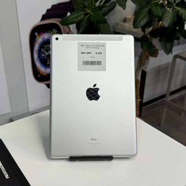 іPad 8Gen 10.2&rsquo;&rsquo; 2020, 32GB, Wi-Fi+LTE, (A2428), АКБ 96% "Silver"  2000000090511 фото