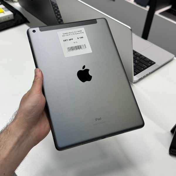 iPad 9Gen 10.2&rsquo;&rsquo;, 2021, 64GB, Wi-Fi+LTE, (A2603), АКБ 94% "Space Gray" 2000000104683 фото