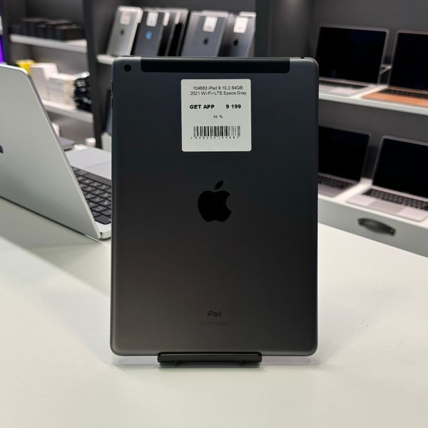 iPad 9Gen 10.2&rsquo;&rsquo;, 2021, 64GB, Wi-Fi+LTE, (A2603), АКБ 94% "Space Gray" 2000000104683 фото