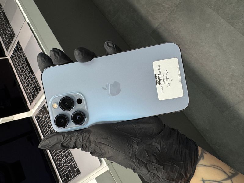 iPhone 13 Pro, 2021, 512GB, Sierra Blue, АКБ 100% 2000000105666 фото