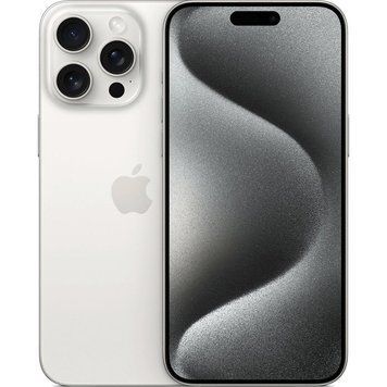 iPhone 15 Pro Max, 2023, 1ТB, White Titanium, АКБ 100% nano-SIM 20000000101002 фото