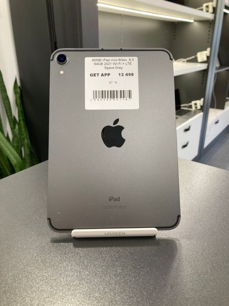 iPad Mini 6Gen 8.3&rsquo;&rsquo;, 2021, А15, 64GB, Wi-Fi+LTE, (A2567), АКБ 97% 'Space Gray' 2000000095585 фото
