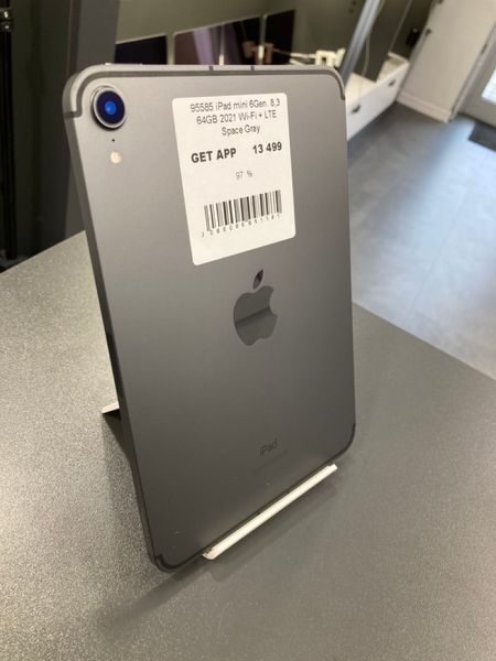 iPad Mini 6Gen 8.3&rsquo;&rsquo;, 2021, А15, 64GB, Wi-Fi+LTE, (A2567), АКБ 97% 'Space Gray' 2000000095585 фото