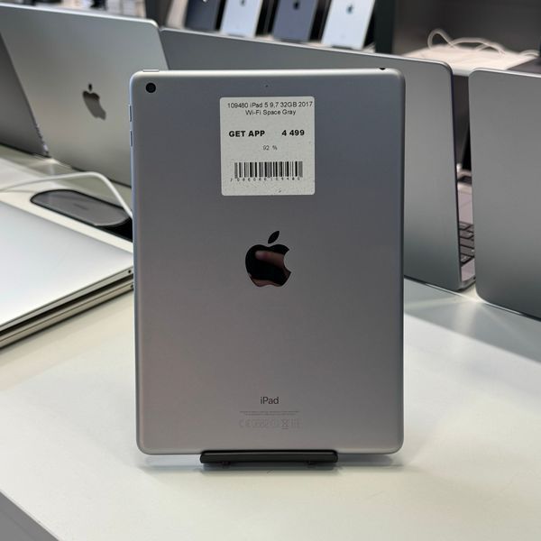 iPad 5Gen 9.7&rsquo;&rsquo;, 2017, 32GB, WI-FI, (А1822), АКБ 92% "Space Gray" 2000000109480 фото