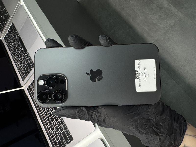 iPhone 14 Pro Max, 2022, 256GB, Space Black, АКБ 95% E-Sim 2000000105673 фото