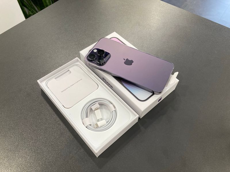 iPhone 14 Pro Max, 2022, 128GB, Deep Purple, АКБ 100% 20000000102535 фото