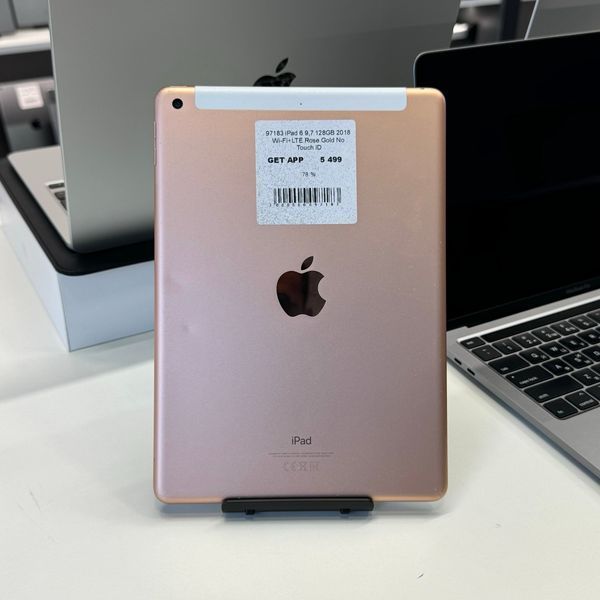 iPad 6Gen 9.7&rsquo;&rsquo;, 2018, 128GB, WI-FI, (A1954), АКБ 78% "Rose Gold" No Touch ID 2000000097183 фото