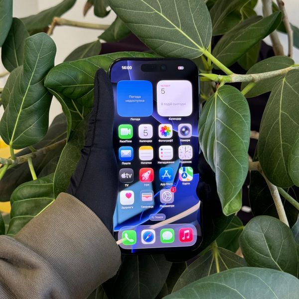 iPhone 16 Pro, 2024, 256GB, Black Titanium, АКБ 91% E-sim 2000000094366 фото
