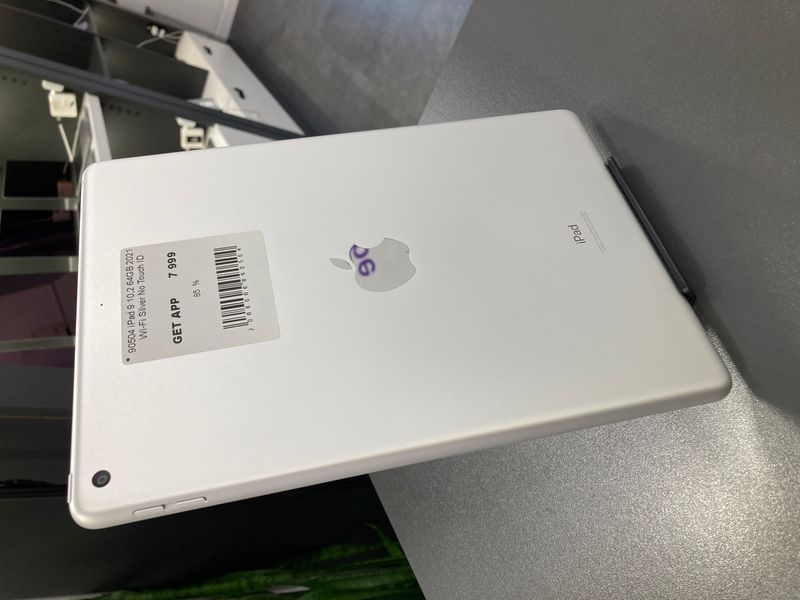iPad 9Gen 10.2&rsquo;&rsquo;, 2021, 64GB, Wi-Fi, (A2602), АКБ 85% "Silver" No Touch ID 2000000090504 фото
