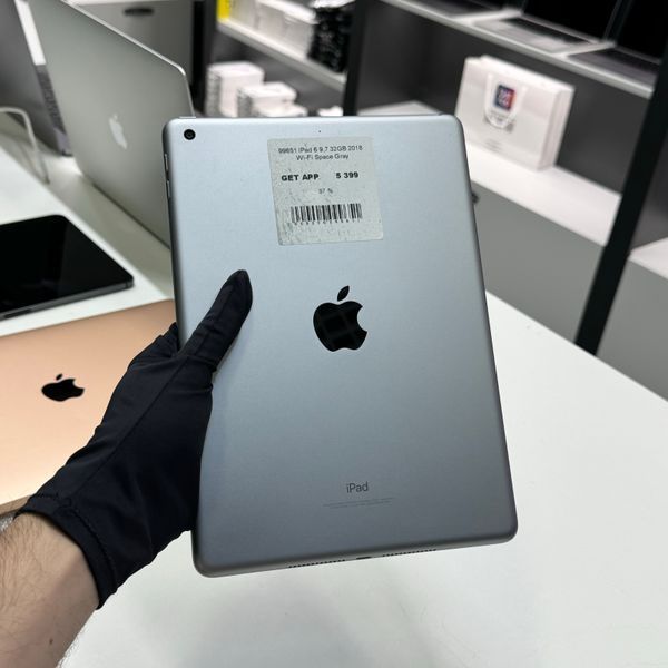 iPad 6Gen 9.7&rsquo;&rsquo;, 2018, 32GB, WI-FI, (A1954), АКБ 97% "Space Gray" 2000000099651 фото