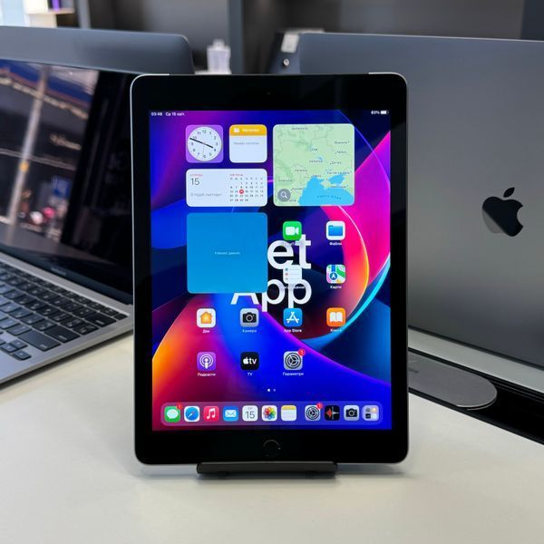 iPad 5Gen 9.7&rsquo;&rsquo;, 2017, 32GB, WI-FI + LTE, (А1822), АКБ 93% "Space Gray" 2000000096315 фото