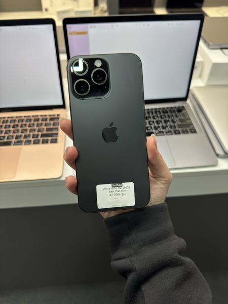 iPhone 16 Pro Max, 2024, 256GB, Black Titanium, АКБ 92% 2000000103167 фото
