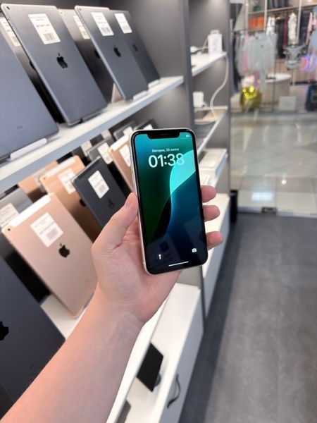 iPhone XR, 128GB, 2018, White, АКБ 100% 2000000113500 фото
