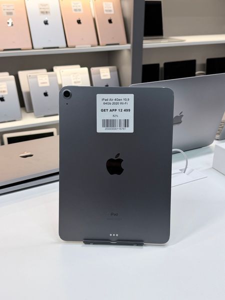iPad Air 4Gen 10,9", 2020, 64GB, WI-FI, (А2316), АКБ 82% "Space Gray" 2000000116761 фото
