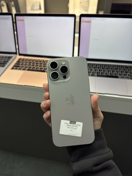 iPhone 16 Pro Max, 2024, 256GB, Natural Titanium, E-sim АКБ 100% 2000000103174 фото