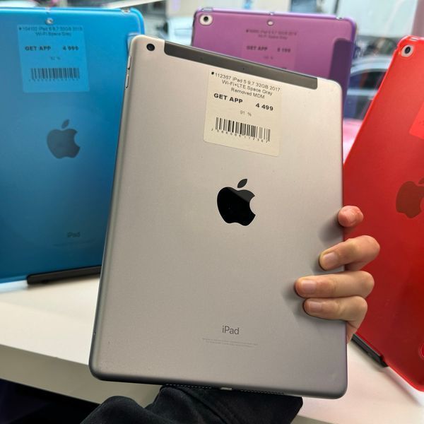 iPad 5Gen 9.7&rsquo;&rsquo;, 2017, 32GB, WI-FI+LTE, (А1823), АКБ 91% "Space Gray" Removed MDM 2000000112367 фото