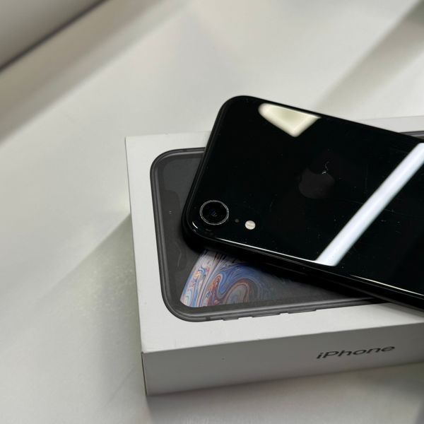 Смартфон Apple iPhone XR, 64GB, 2018, Black, АКБ 100% 2000000100210 фото