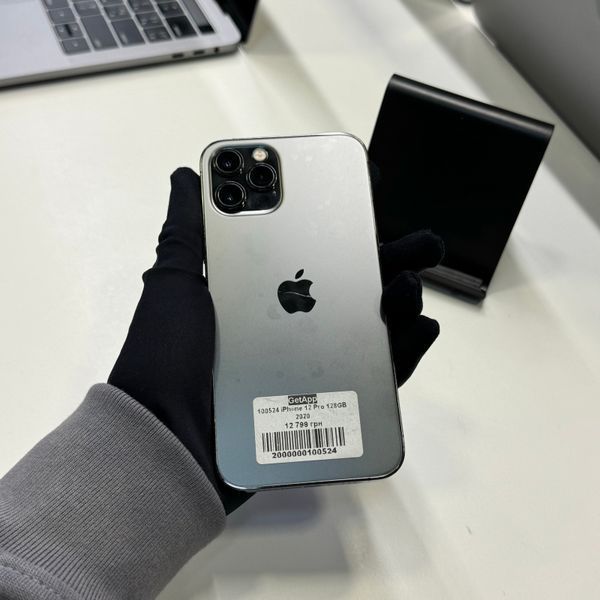 iPhone 12 Pro, 2020, 128GB, Graphite, АКБ 100% 2000000100524 фото
