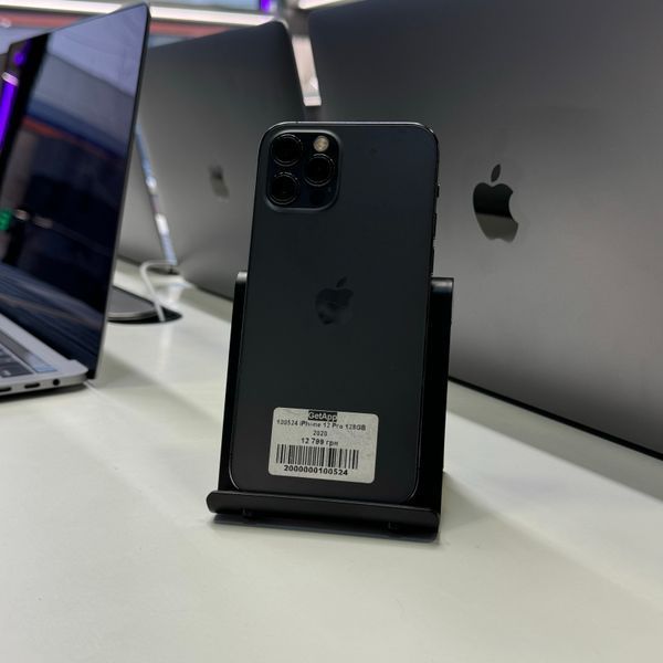 iPhone 12 Pro, 2020, 128GB, Graphite, АКБ 100% 2000000100524 фото