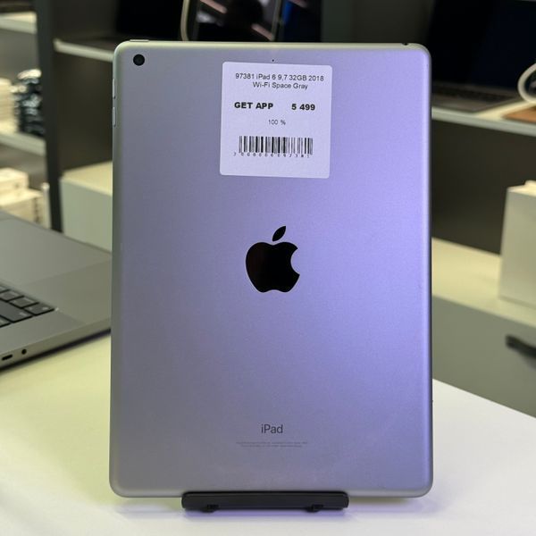 iPad 6Gen 9.7&rsquo;&rsquo;, 2018, 32GB, Wi-Fi, (А1893), АКБ 100% "Space Gray" 2000000097381 фото