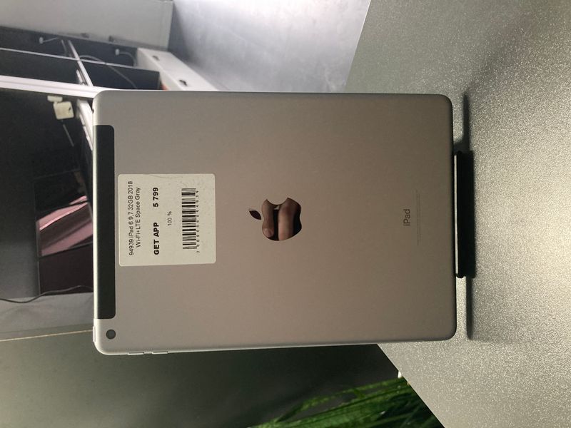 iPad 6Gen 9.7&rsquo;&rsquo;, 2018, 32GB, WI-FI+LTE, (A1954), АКБ 100% "Space Gray" 2000000094939 фото