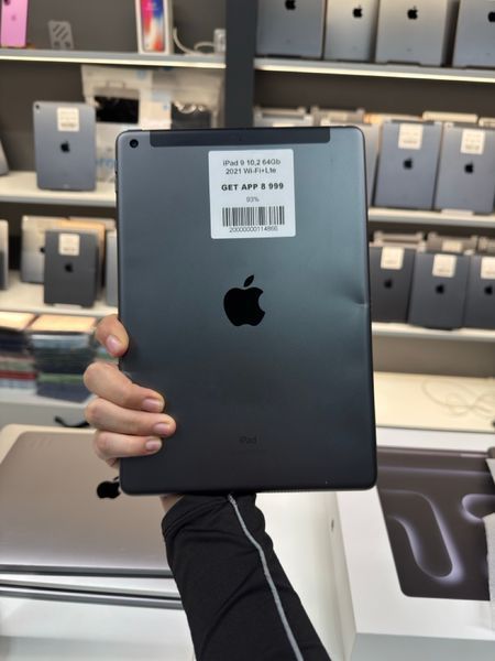 iPad 9Gen 10.2&rsquo;&rsquo;, 2021, 64GB, Wi-Fi+LTE, (A2603), АКБ 93% "Space Gray"  2000000114866 фото