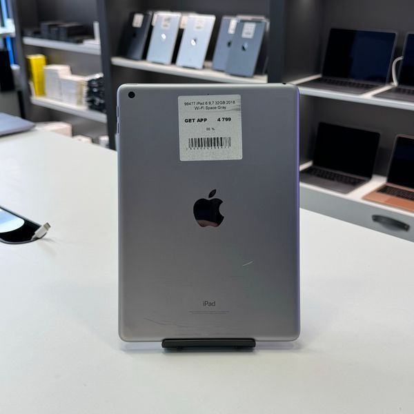 iPad 6Gen 9.7&rsquo;&rsquo;, 2018, 32GB, WI-FI, (A1954), АКБ 98% "Space Gray" 2000000099477 фото