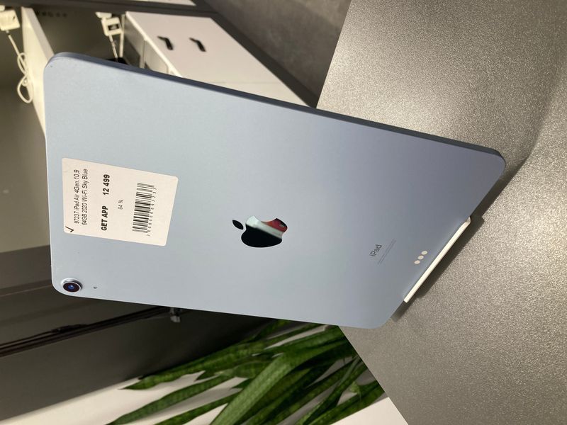 iPad Air 4Gen 10,9", 2020, 64GB, WI-FI, (А2316), АКБ 84% "Sky Blue" 2000000097237 фото