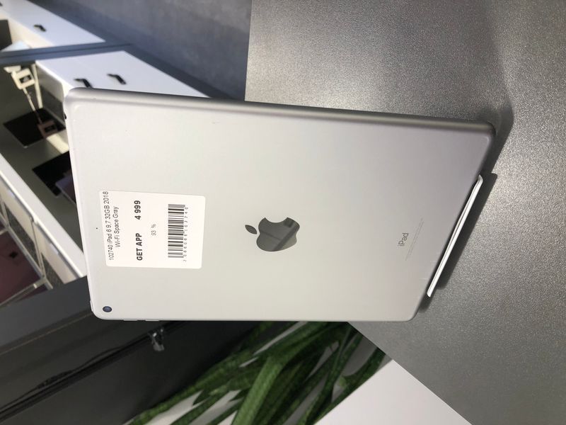 iPad 6Gen 9.7&rsquo;&rsquo;, 2018, 32GB, Wi-Fi, (А1893), АКБ 93% "Space Gray" 2000000102740 фото