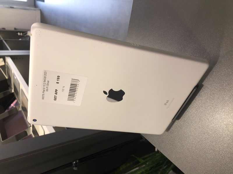 iPad 9Gen 10.2&rsquo;&rsquo;, 2021, 64GB, Wi-Fi, (A2602), АКБ 100% "Silver" 2000000090078 фото