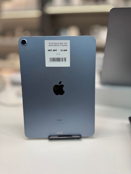 iPad Air 4Gen 10,9", 2020, 64GB, WI-FI, (А2316), АКБ 81% "Sky Blue" 2000000097275 фото