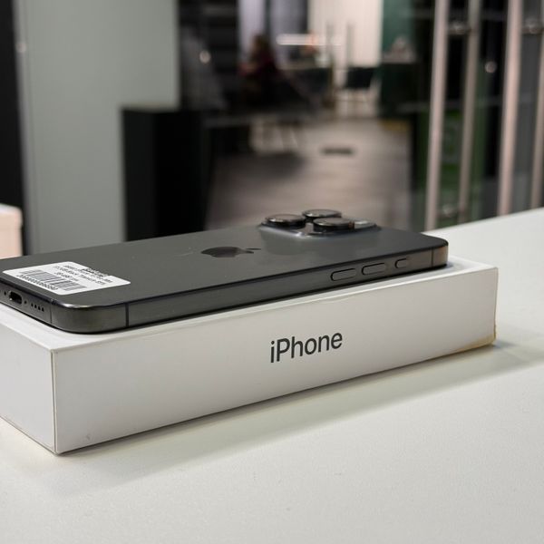 iPhone 15 Pro Max, 2023, 512GB, Black Titanium, АКБ 85% E-sim 2000000086880 фото