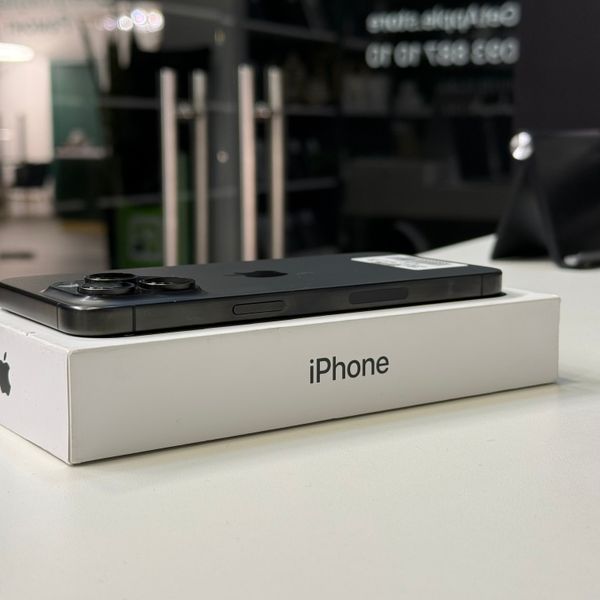 iPhone 15 Pro Max, 2023, 512GB, Black Titanium, АКБ 85% E-sim 2000000086880 фото