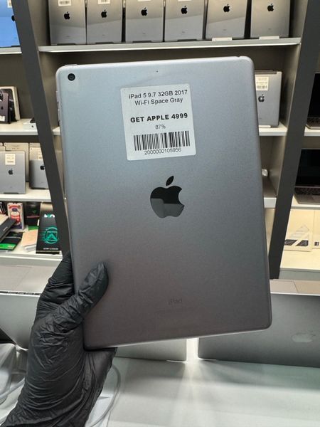 iPad 5Gen 9.7&rsquo;&rsquo;, 2017, 32GB, WI-FI, (А1822), АКБ 87% "Space Gray" 2000000105956 фото