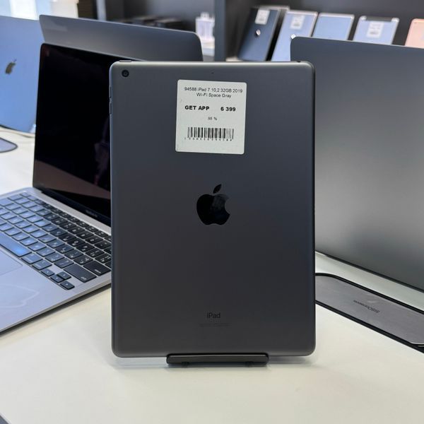 iPad 7Gen 10.2&rsquo;&rsquo;, 2019, 32GB, WI-FI, (A2197), АКБ 88% "Space Gray" 2000000094588 фото