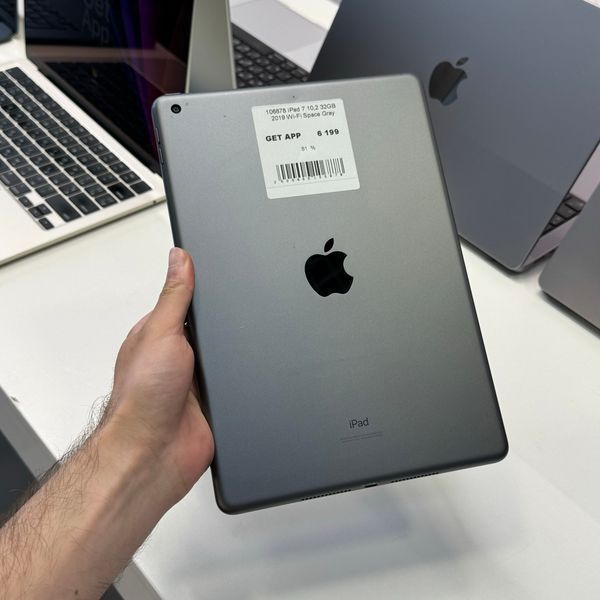 iPad 7Gen 10.2&rsquo;&rsquo;, 2019, 32GB, Wi-Fi, (A2197), АКБ 81% "Space Gray" 2000000106878 фото