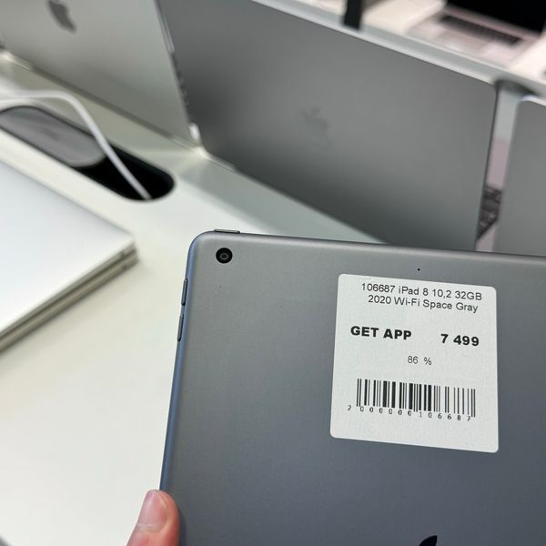 іPad 8Gen 10.2&rsquo;&rsquo;, 2020, 32GB, Wi-Fi, (A2270), АКБ 86% "Space Gray" 2000000106687 фото