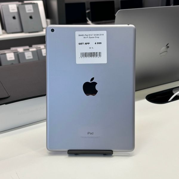 iPad 6Gen 9.7&rsquo;&rsquo;, 2018, 32GB, WI-FI, (A1954), АКБ 99% "Space Gray" 2000000099460 фото